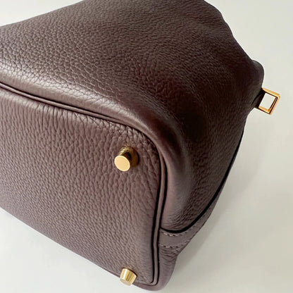 Hermès Picotin Lock 18 Bag Ebene Clemence Leather GHW