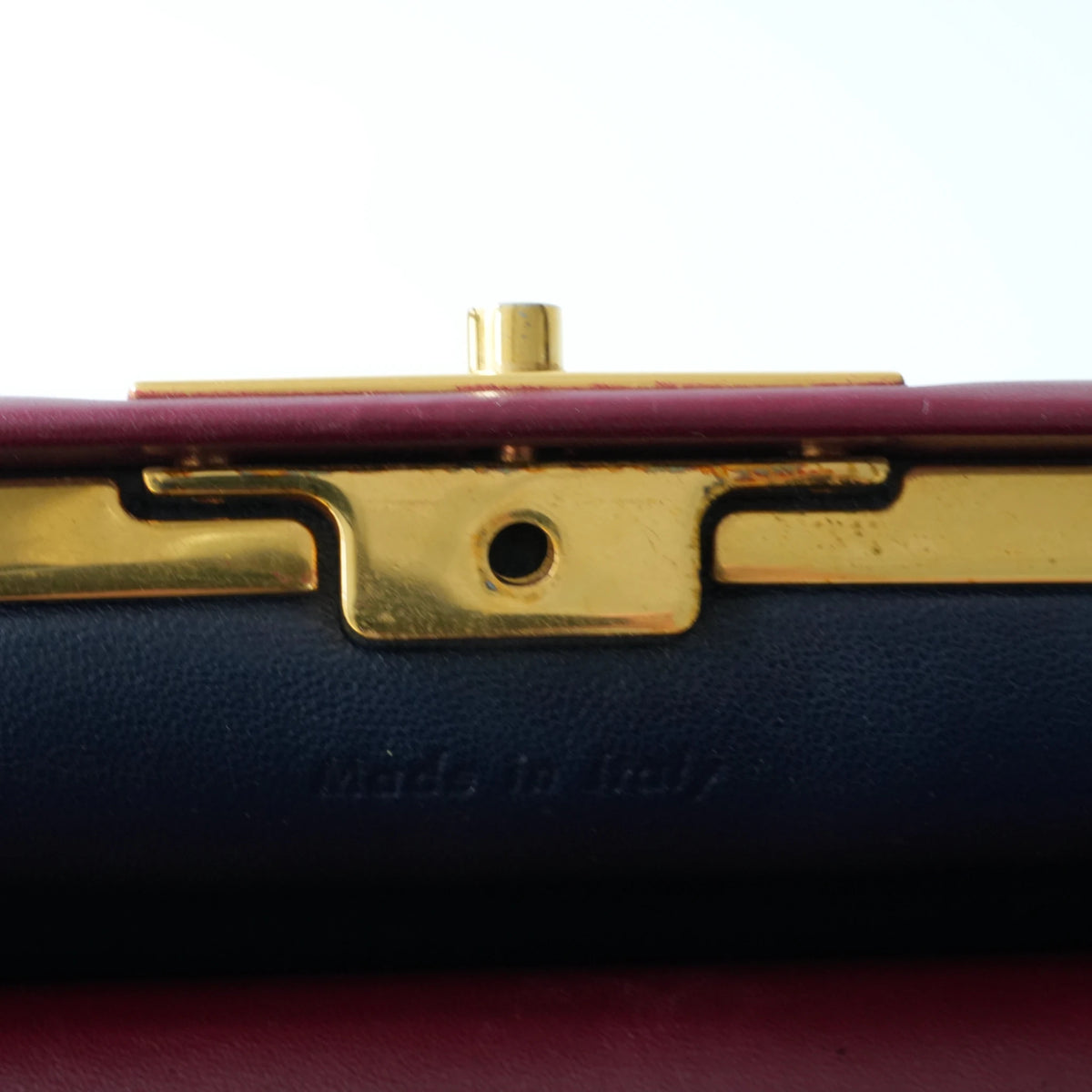 Celine Doctor Bag Bordeaux Box Calfskin Gold-Tone Hardware view11