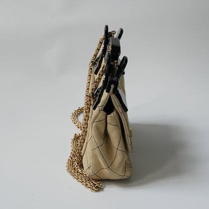 Chanel 2.55 Reissue Quilted Suede  Hanger Flap Bag