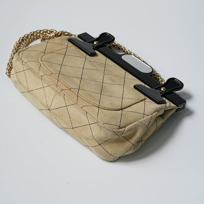 Chanel 2.55 Reissue Quilted Suede  Hanger Flap Bag