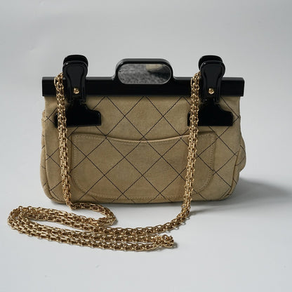 Chanel 2.55 Reissue Quilted Suede  Hanger Flap Bag