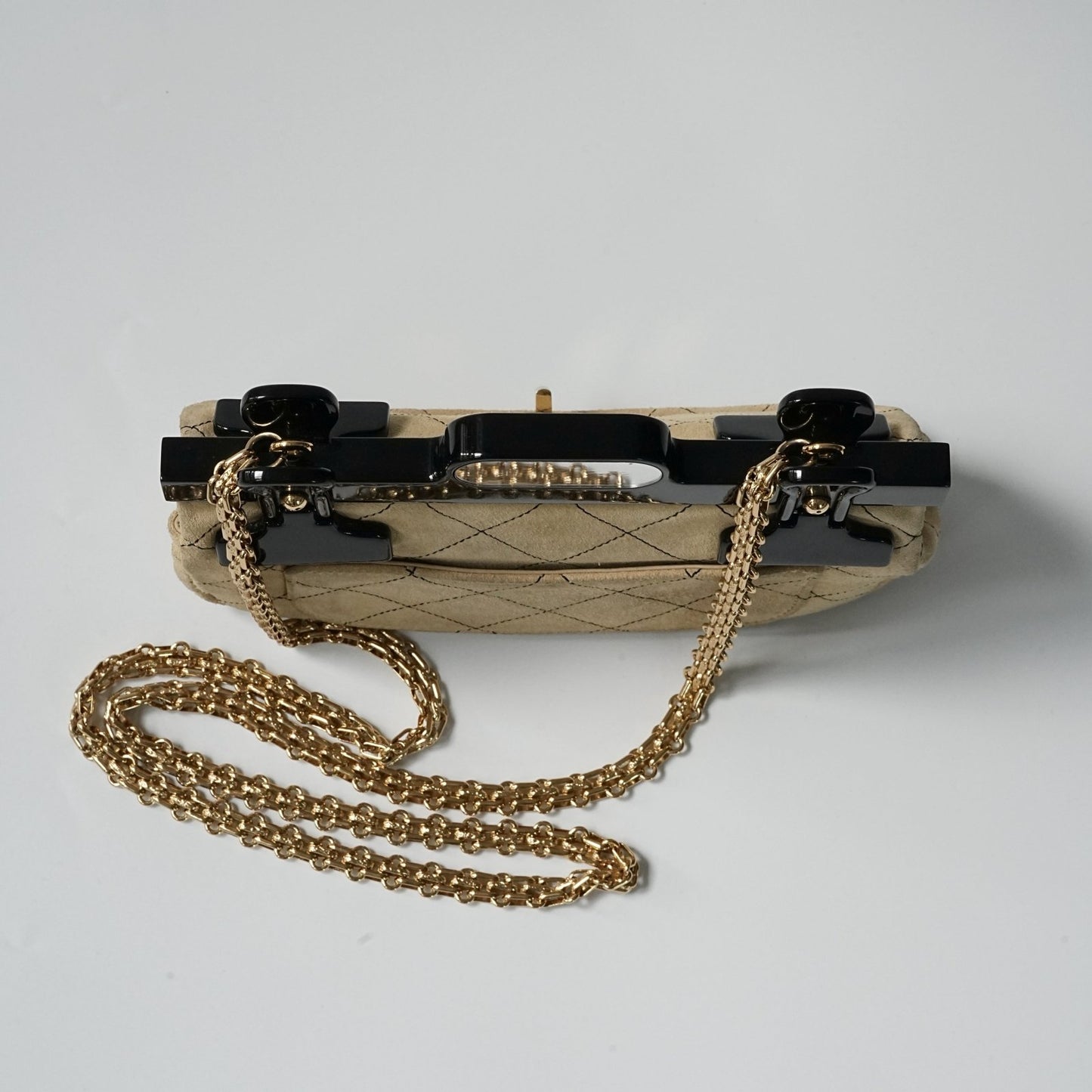 Chanel 2.55 Reissue Quilted Suede  Hanger Flap Bag